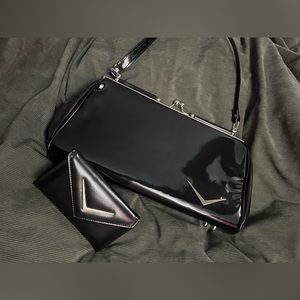 Lux De Ville Route 66 Getaway Kiss Lock Handbag + Wallet